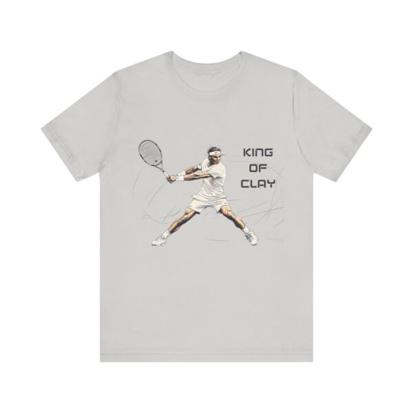 WickerStudio T-Shirt, King of Clay Rafa Super Fan, Tennis Tee, Sports Fan Gift, Tennis Player Shirt - Image 25