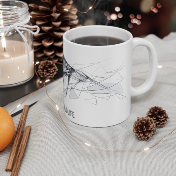 WickerStudio save wildlife concept mug, Leopard, coffee cup, nature conservation, wildlife lover gift - Image 4
