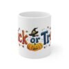 Halloween Trick or Treat Mug 11oz - Spooky Season, Costume Party Drinkware