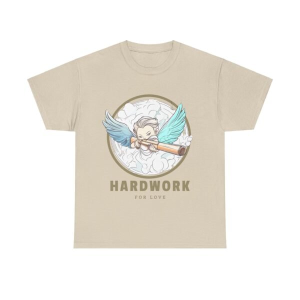 WickerStudio Cupid Hard Work for Love T-Shirt, Graphic Tee, Unisex Shirt, Cotton Tee, Inspirational Tee - Image 13