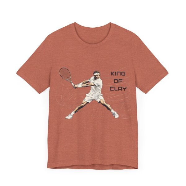 WickerStudio T-Shirt, King of Clay Rafa Super Fan, Tennis Tee, Sports Fan Gift, Tennis Player Shirt - Image 23
