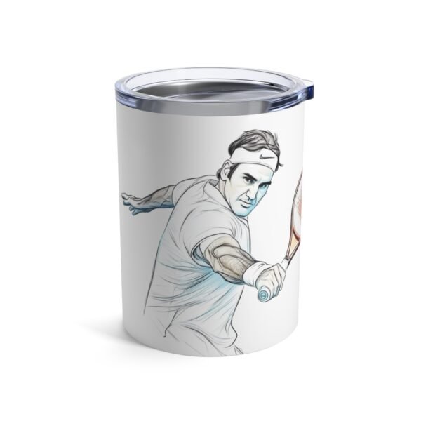 WickerStudio Unique FedEx Backhand Slice Tumbler, Tennis Fan, Tennis Player Gift, Custom Tumbler Cup, Tennis Lover Mug - Image 3