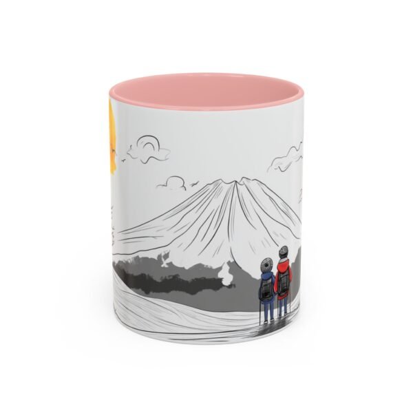 WickerStudio Mountain Trail Trekking Duet Lover Coffee Mug, Outdoor Adventure Camping Tea Cup Gift, Hiking Couple - Image 9