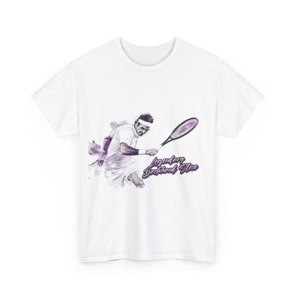 WickerStudio Federer Backhand Slice T-Shirt, Tennis Tee, Sports Shirt, Tennis Lover Gift, Tennis Player Apparel - Image 7