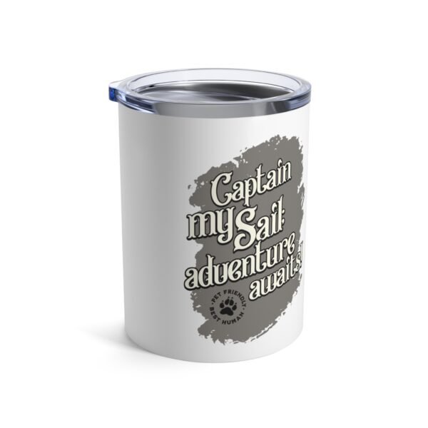 WickerStudio Shih Tsu On Surfboard Tumbler, Captain Own Sailing Adventure Awaits, Dog Lover Gift, Unique Drinkware - Image 4