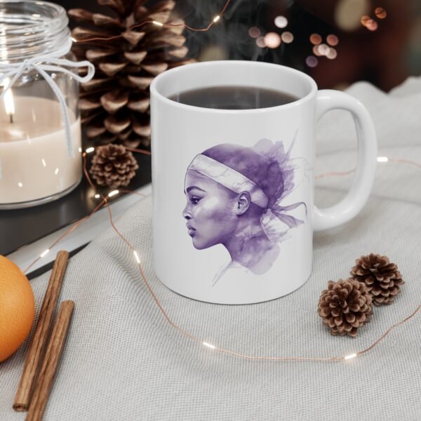 WickerStudio Serena Fan Mug, Tennis Lover Gift, Sports Coffee Cup, Tennis Player Tea Mug, Tennis Match Drinkware, Serena Fan. - Image 4