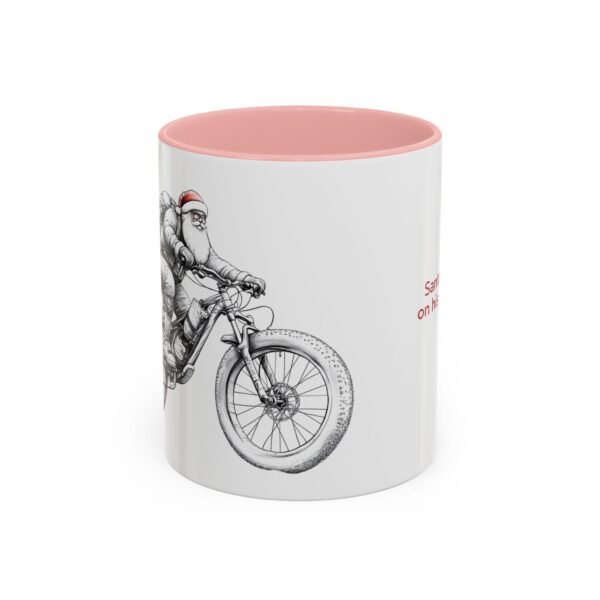 WickerStudio Santa is on his way, Christmas Mug, Holiday Mug, Festive Mug, Santa Mug, 11oz,  Gift for Christmas - Image 9