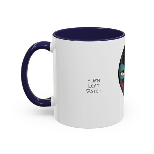 WickerStudio Funny Quote Human Right Watch, Alien Left Watch Accent Coffee Mug 11oz, Cute Tea Cup, Unique Office Decor - Image 7