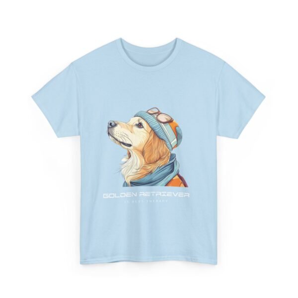 WickerStudio Golden Retriever Therapy Tee, Dog Lover Gift, Comfortable Cotton Shirt, Animal Therapy Top, Golden Owner Gift - Image 43