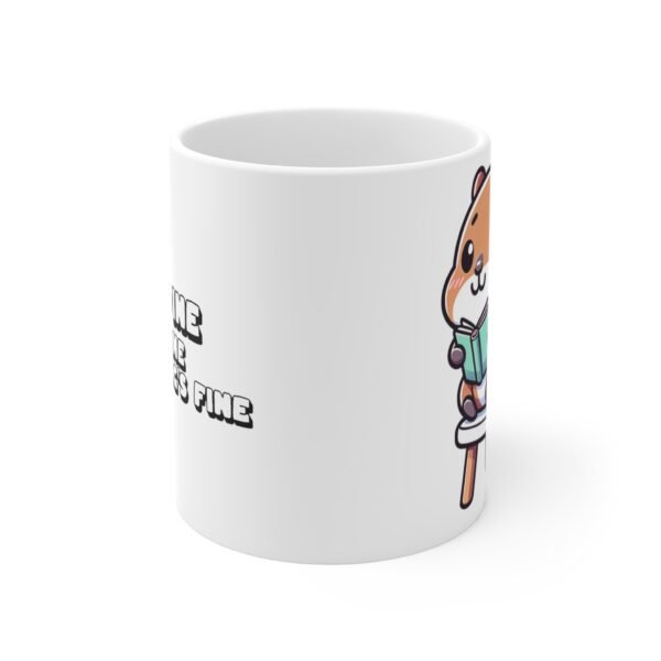 WickerStudio Capybara Calm Mug, Animal Lover Gift, Cute Animal Coffee Cup, Everything's Fine Tea Mug, Pet Owner Present