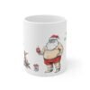 WickerStudio Santa Claus Relax on the Beach Before Christmas Come, Holiday Coffee Cup, Festive Xmas Gift