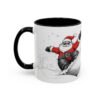 WickerStudio Santa is on his way, Snowboard, Christmas Mug, Holiday Mug, Festive Mug, Santa Mug, 11oz,  Gift for Christmas - Image 3