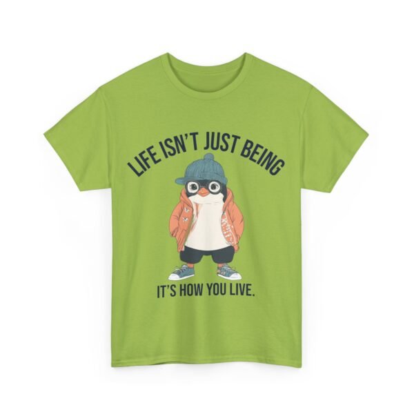 WickerStudio Motivation Penguin T-Shirt, Unisex Tee, Motivational Graphic Shirt, Inspirational Top, Courage Quote - Image 31