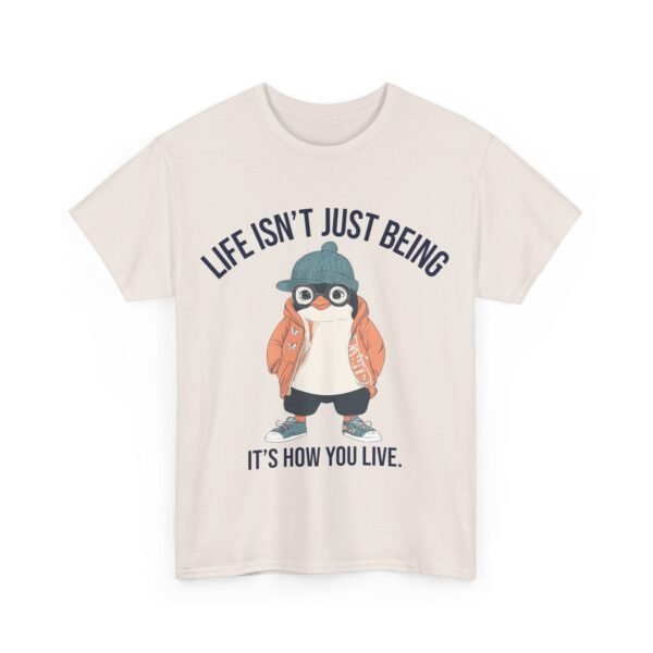 WickerStudio Motivation Penguin T-Shirt, Unisex Tee, Motivational Graphic Shirt, Inspirational Top, Courage Quote - Image 15