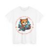 WickerStudio Kitten Time Travel Unisex Tee, Cat Lover T-Shirt, Animal Graphic Shirt, Cute Kitty Top, Funny Pet Gift - Image 3