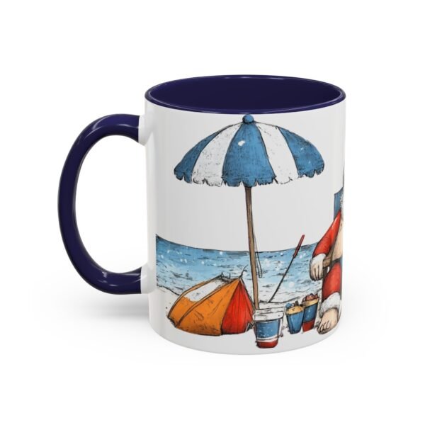WickerStudio Santa on the Beach Christmas Not Come Yet, Festive Mug, Holiday Gift, Santa Mug, Seasonal Decor, Christmas Mug - Image 7