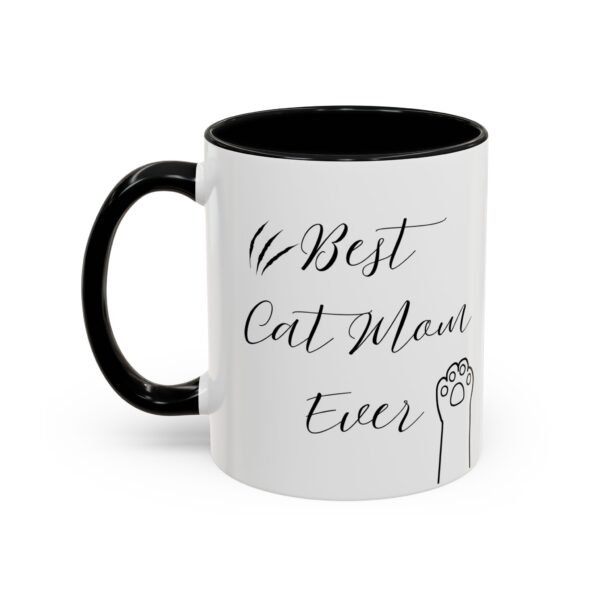 WickerStudio Best Cat Mom Ever, Cat Mom Gift, Cat Lover Mug, Cat Mom Birthday Gift, Mother's Day Gift, - Image 3
