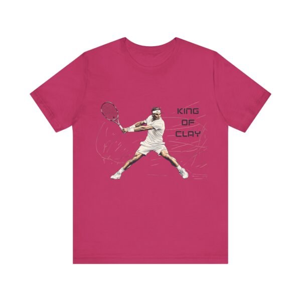 WickerStudio T-Shirt, King of Clay Rafa Super Fan, Tennis Tee, Sports Fan Gift, Tennis Player Shirt - Image 33
