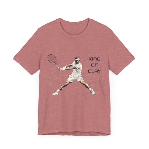 WickerStudio T-Shirt, King of Clay Rafa Super Fan, Tennis Tee, Sports Fan Gift, Tennis Player Shirt - Image 15