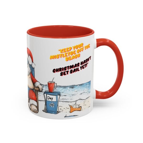 WickerStudio Santa on the Beach Christmas Not Come Yet, Festive Mug, Holiday Gift, Santa Mug, Seasonal Decor, Christmas Mug - Image 14