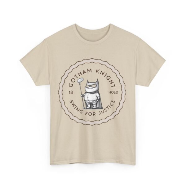 WickerStudio Gotham Golf Club Swing For Justice Unisex Tee, Superhero Gift Shirt, Comic Book Tee, Dark Knight Shirt - Image 3