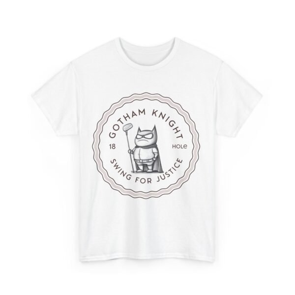 WickerStudio Gotham Golf Club Swing For Justice Unisex Tee, Superhero Gift Shirt, Comic Book Tee, Dark Knight Shirt - Image 7