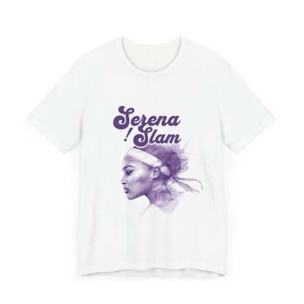 WickerStudio Serena Slam Unisex Tee, Tennis T-Shirt Fan Apparel, Sports Graphic Shirt, Athlete Gift, Game Day Outfit - Image 3