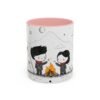 WickerStudio Duet Lover Mug, Campfire Camping Ceramic Coffee Cup, Outdoor Adventure, Campsite Enthusiast Mug, Romantic Mug. - Image 9