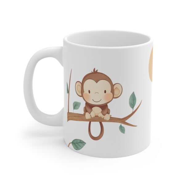 WickerStudio Cute Monkey Cup, Animal Lover Gift, Funny Mug, Unique Kitchen Decor, Gift for Him/Her - Image 2