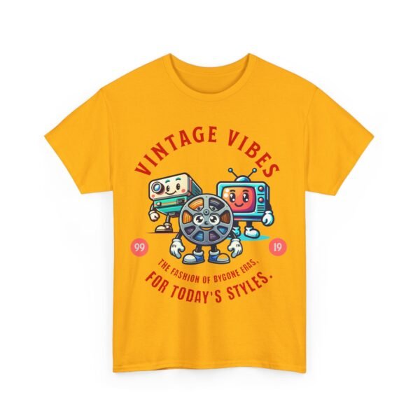 WickerStudio Vintage Memory Unisex Tee, Retro Cotton T-Shirt, Classic Fashion Shirt, Old School Style, Television Projector - Image 11