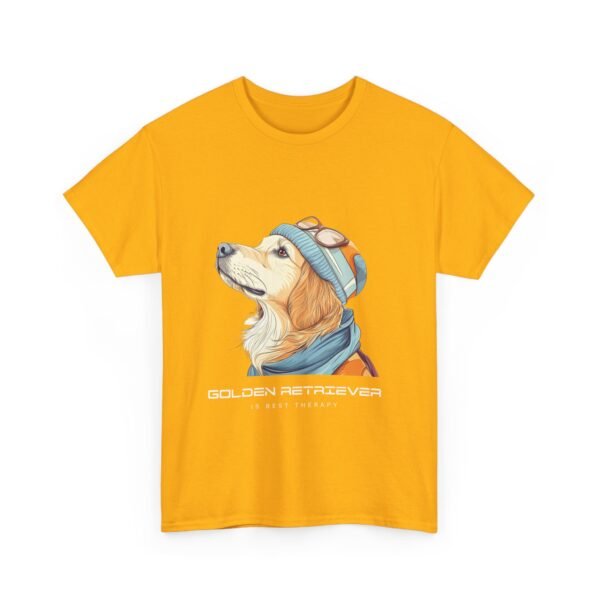 WickerStudio Golden Retriever Therapy Tee, Dog Lover Gift, Comfortable Cotton Shirt, Animal Therapy Top, Golden Owner Gift - Image 27