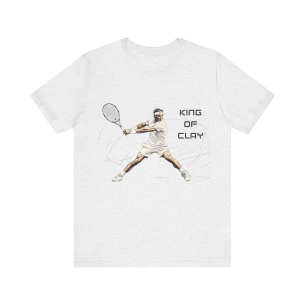 WickerStudio T-Shirt, King of Clay Rafa Super Fan, Tennis Tee, Sports Fan Gift, Tennis Player Shirt - Image 9