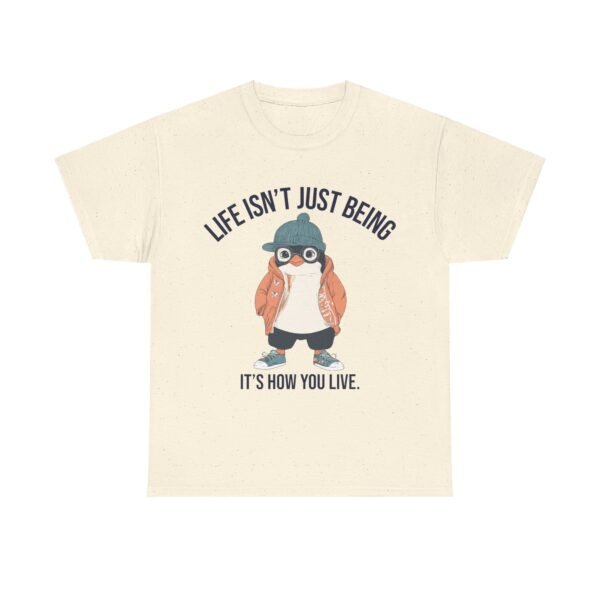 WickerStudio Motivation Penguin T-Shirt, Unisex Tee, Motivational Graphic Shirt, Inspirational Top, Courage Quote - Image 25