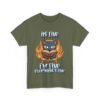 WickerStudio Its Fine, Everything Fine Unisex Tee, Animal Lover Gift, Cute Animal Graphic Shirt, Bookworm Tee - Image 19