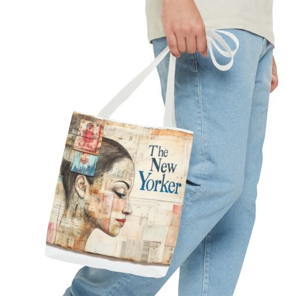 WickerStudio The New Yorker Tote Bag, Stylish - Fashionable Carryall, Chic Shoulder Bag, Trendy Market Elegant Book Tote - Image 11