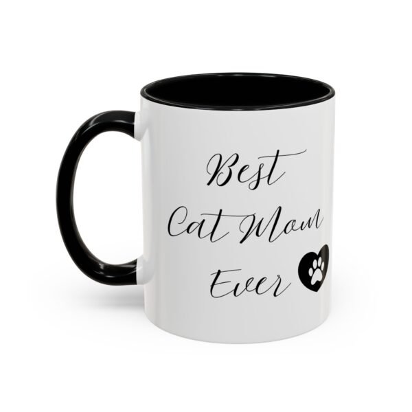 WickerStudio Best Cat Mom Ever, Gift for Cat Mom, Cat Lover Mug, Mother's Day Gift, Cat Mom Birthday Gift - Image 3