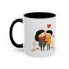 Love Magic Accent Coffee Mug (11oz) - Romantic Lover Gift, Heart Design Cup, Valentine's Day Present, Relationship Mug, - Image 3