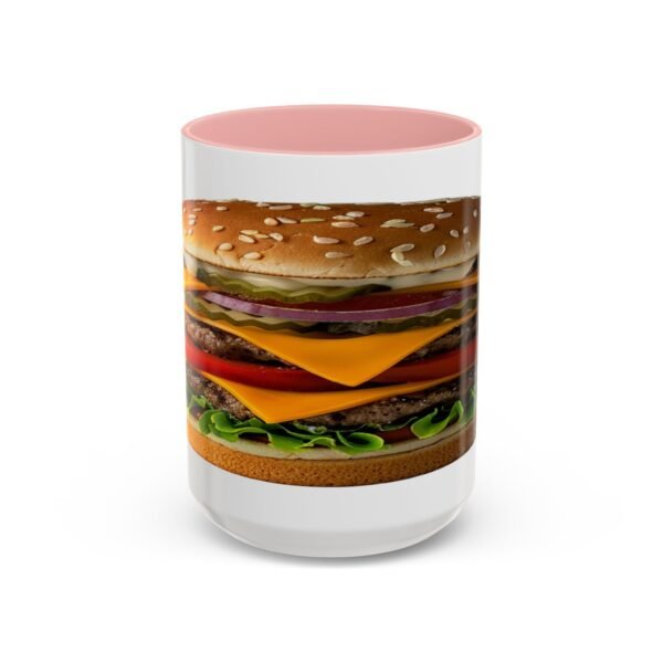 WickerStudio Funny Hamburger Mug, Ceramic Tea Cup, Cute Kitchen Decor, Unique Gift - Image 25