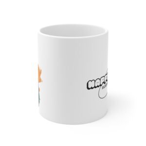 WickerStudio Mug 11oz, Australian Kangaroo Tennis Lover Gift, Aussie Animal Mug, Down Under Sports Coffee Mug, Unique Gift