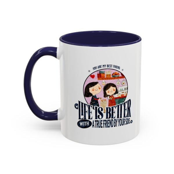WickerStudio Best Friend Accent Coffee Mug (11, 15oz), BFF mug, friendship gift, bestie cup, personalized mug - Image 7