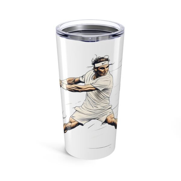 WickerStudio Rafa King Of Clay Tumbler 20oz, Tennis Lover Gift, Sports Drinkware, Tennis Fan Mug, Gift for Tennis Lover