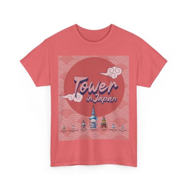 WickerStudio Japan Tower Unisex Tee, Tokyo Skyline Tshirt, Japan Architecture T-shirt, Urban Cityscape Shirt, Landmark Tee - Image 3