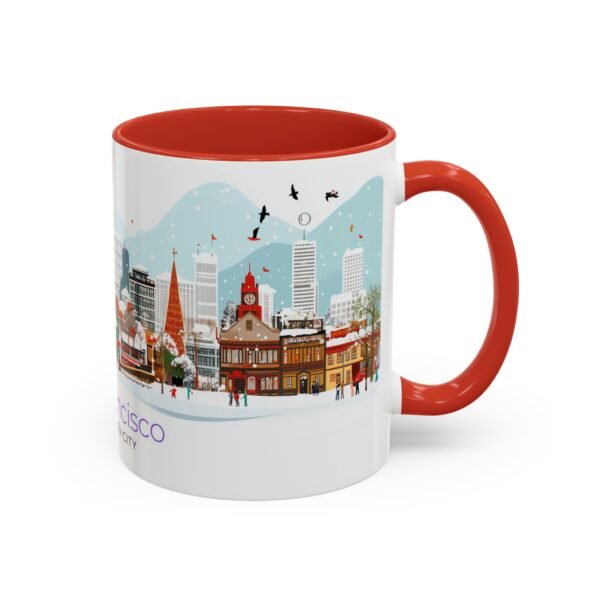 WickerStudio San Francisco The Golden City Design, California Travel Souvenir Cup, Ceramic Tea Mug, Gift for Traveler, - Image 14
