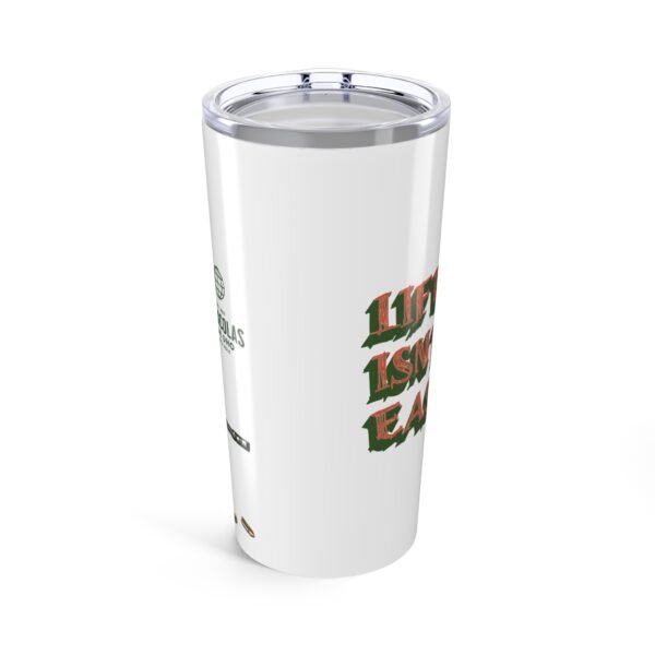 WickerStudio Santa Life Is Not Easy Tumbler 20oz, Christmas Cup, Holiday Travel Mug, Xmas Gift, Funny Drinking Container - Image 2