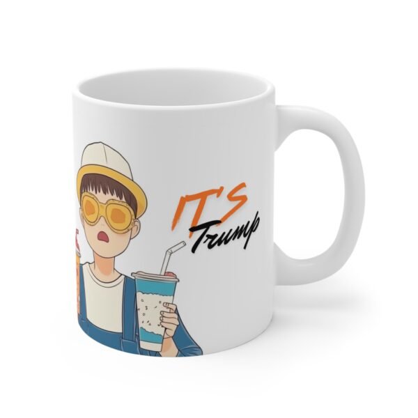 WickerStudio Oh My God It's Trump, Humor Cup, Sarcastic Quote Tea Mug, Smiling Coffee Cup - Image 3