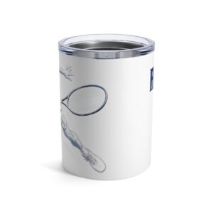 WickerStudio Tumbler 10oz A-Rod Tennis Fan Drinkware Cup, Tennis Lover Gift, Tennis Coffee Mug