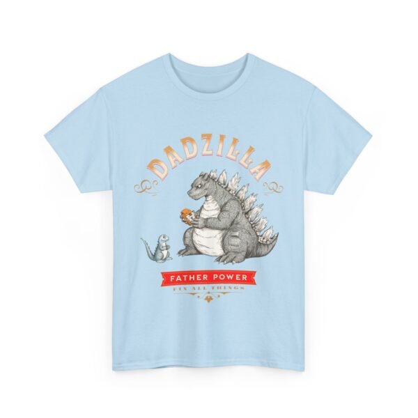 WickerStudio Father Power Dadzilla Unisex Heavy Cotton Tee Shirt for Dad, Father's Day Gift, Dad Birthday Present, Daddy Tee - Image 43