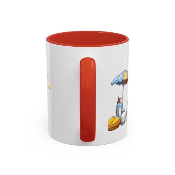 WickerStudio Santa Claus Relax on the Beach Before Christmas Come, Holiday Coffee Cup, Festive Xmas Gift, Novelty Mug - Image 16