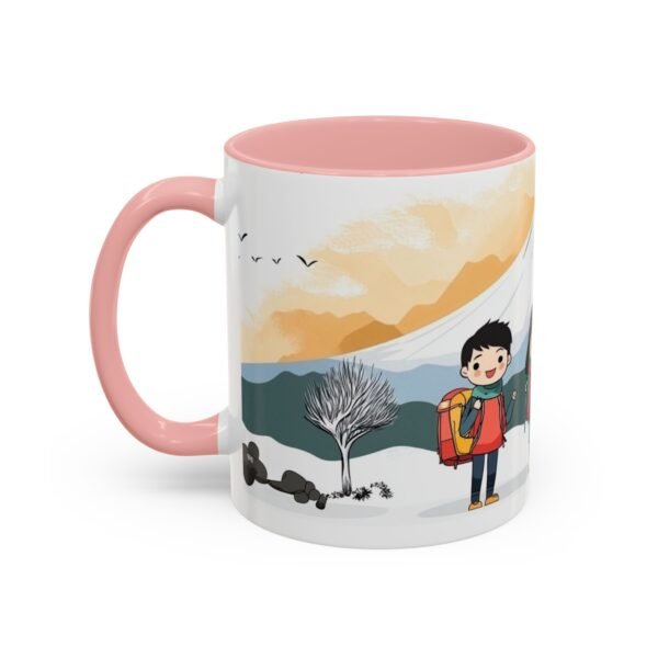 WickerStudio Duet Lover Snow Trekking Coffee Cup, Romantic Hot Beverage Drinkware, Valentine's Day Gift, Couple Winter - Image 11