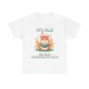 WickerStudio Capybara Calmly Reading Unisex Tee, Animal Lover Gift, Cute Animal Graphic Shirt, Bookworm Tee